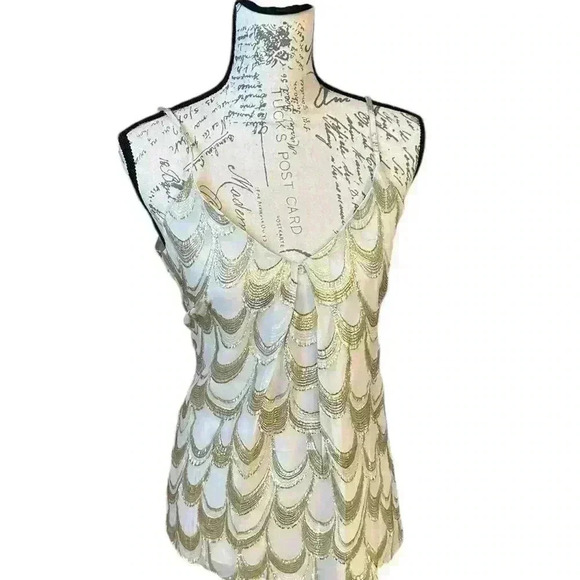 ARNY K Gold/Silver Stunning Top - Picture 1 of 5